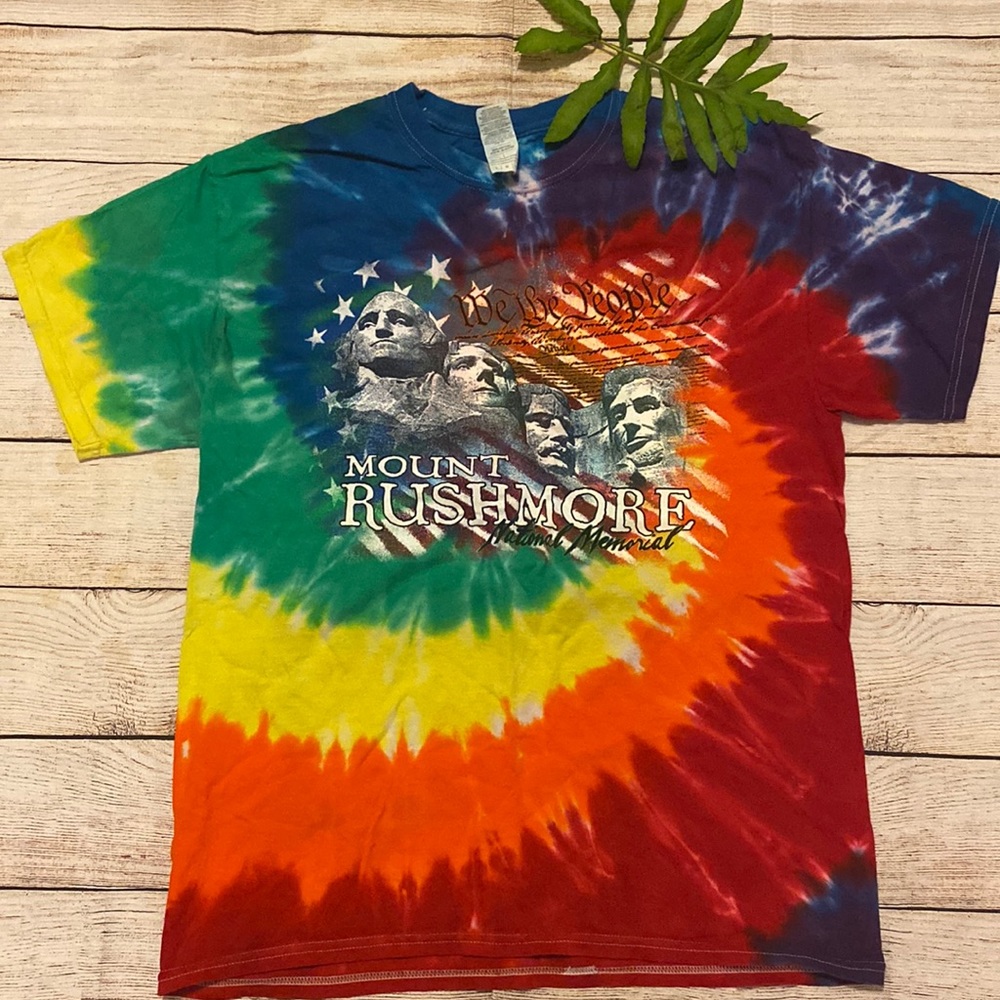 TIE DYE Mount Rushmore TShirt
